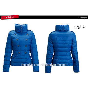 double-breasted ladies office wear winter jackets